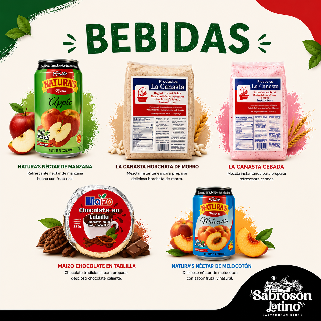 BEBIDAS FRIAS Y CALIENTES.