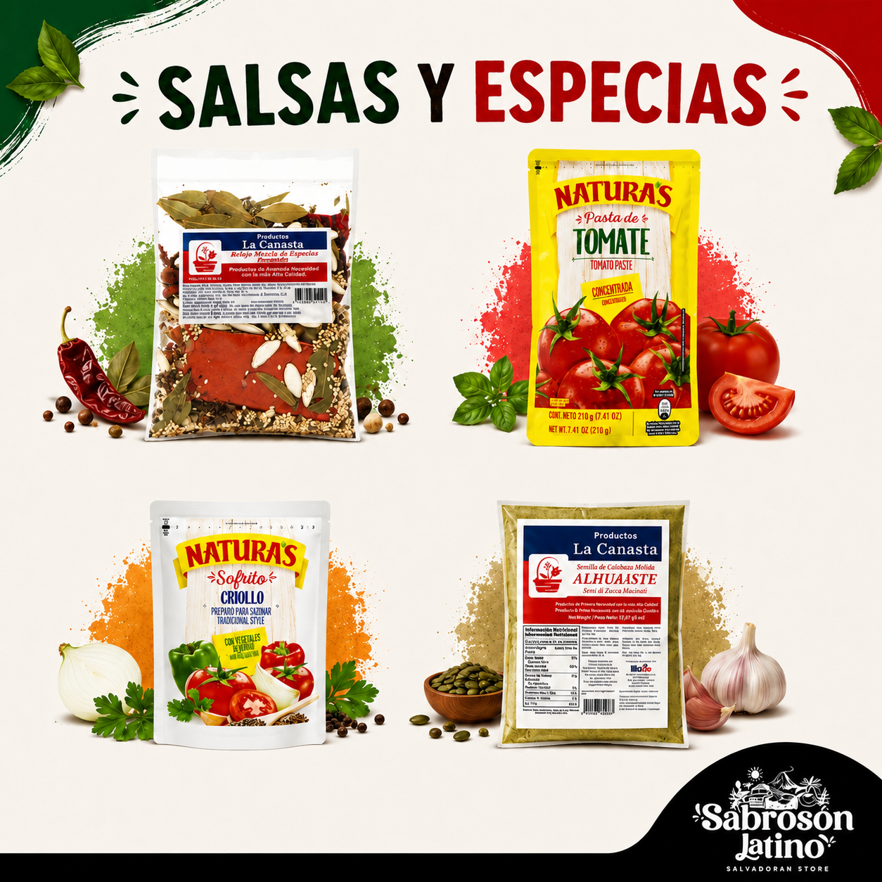 SALSAS Y ESPECIAS