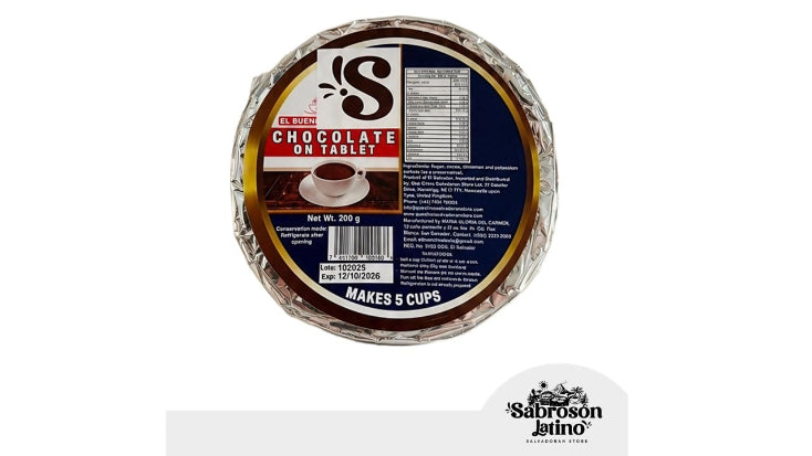 CHOCOLATE EN TABRILLA 200G