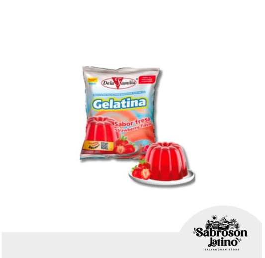 GELATINA LA FAMILIA SABOR FRESA 15uni X 80G
